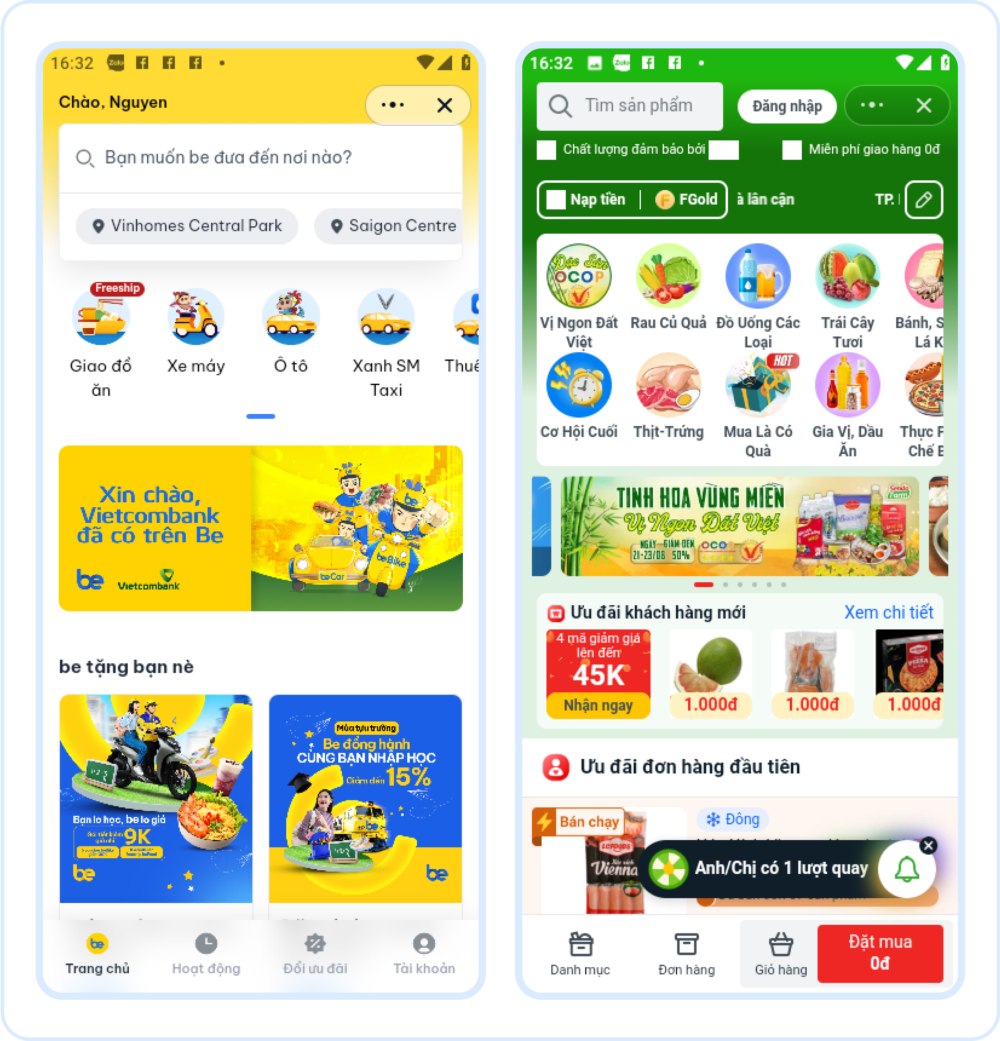 So sánh web app và mini app